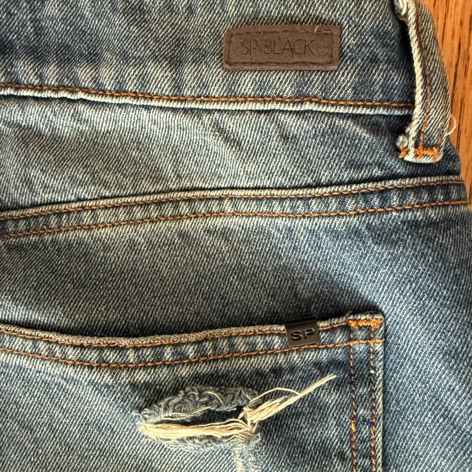 SP Black Label Women's Jeans Denim Distressed Blue Size 30 - Image 7