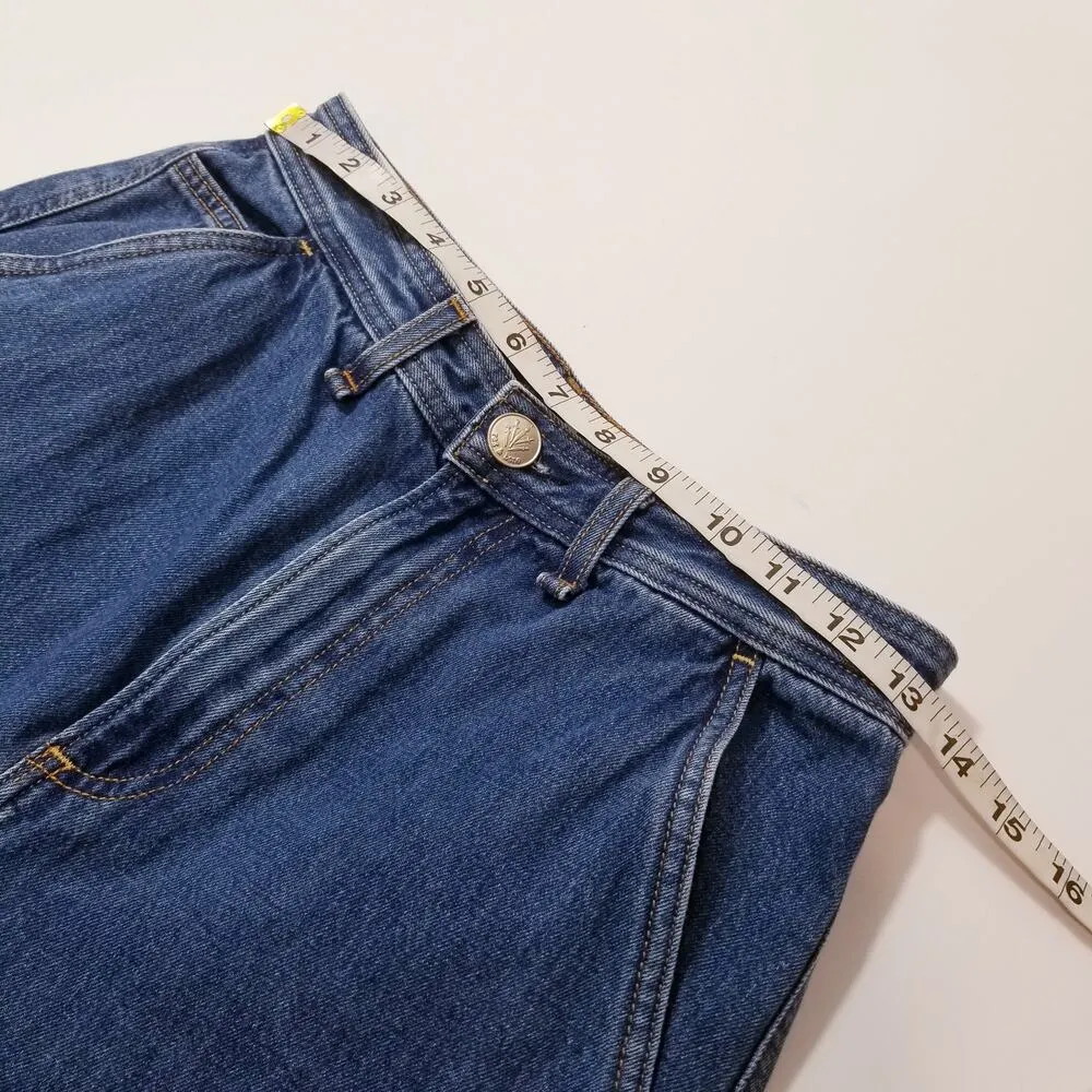 Rag & Bone Ruth Super High Rise Straight Cargo Baggy Jeans Hearts Print Grunge - Image 5