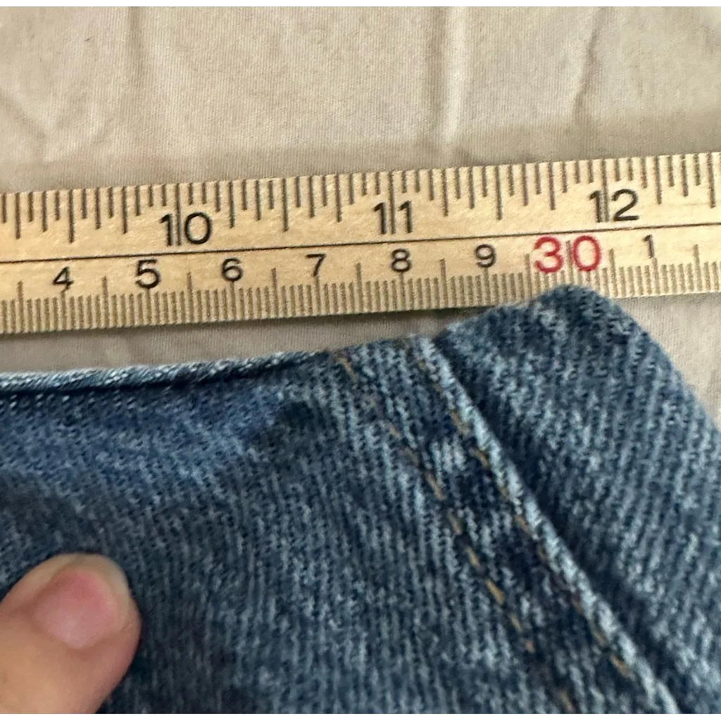 Sincerely Jules by Bandier High Rise Straight Crop Jeans Women’s 29 Blue - Image 7