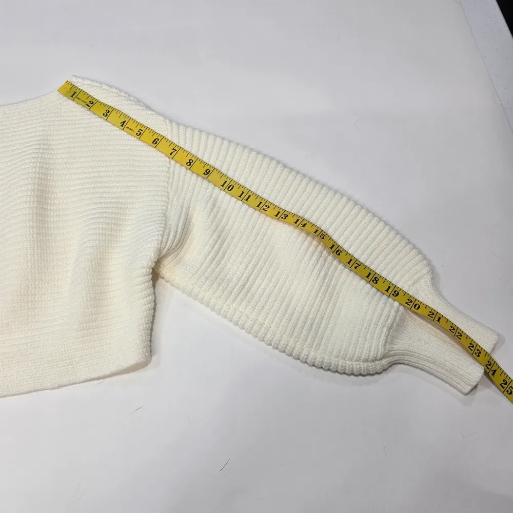 Lovers and Friends Camille Off Shoulder Sweater in White - Image 8