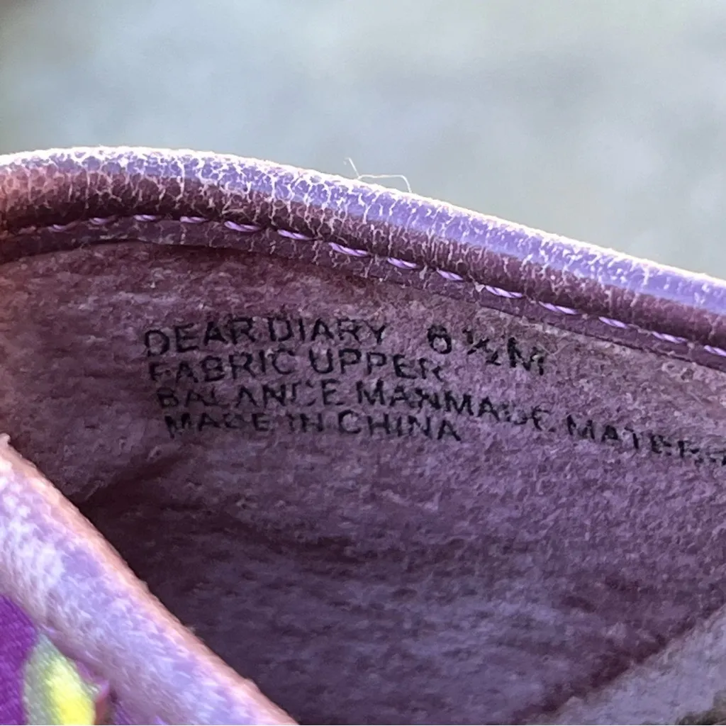 Poetic License Pink and Purple Heels with Brown Bow Size 6.5 - Image 10