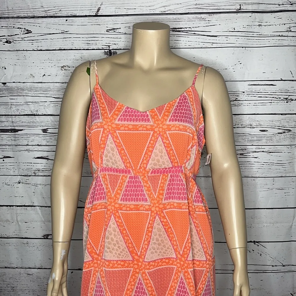 Old Navy NWT Size XXL Geometric Print Empire Waist Cami Tank Top Dress - Image 2