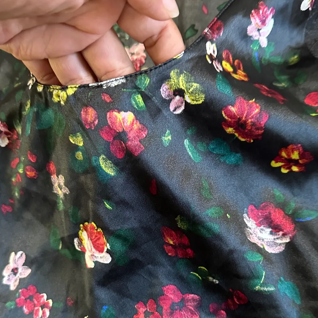 Victoria's Secret baby doll Multicolor Floral Lace Dress - Image 7