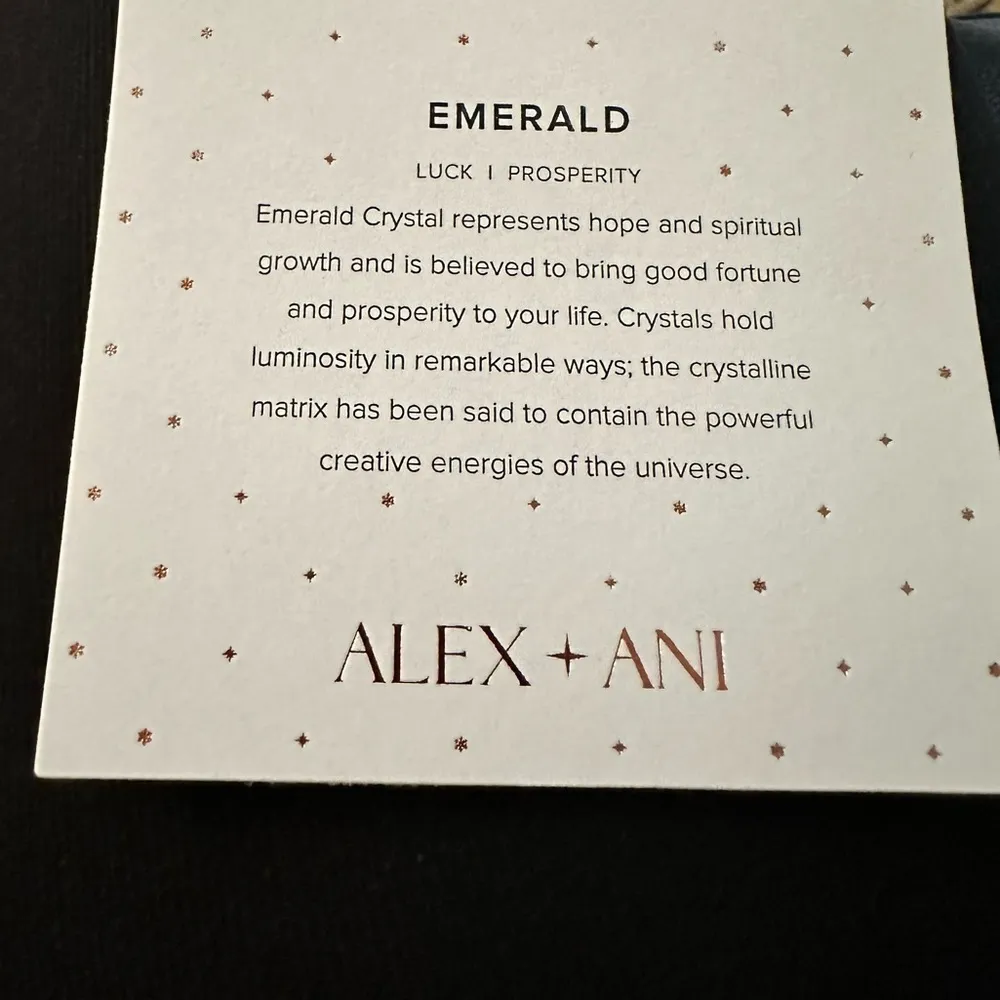 ALEX + ANI EMERALD FLEX CUFF BRACELET - Image 5