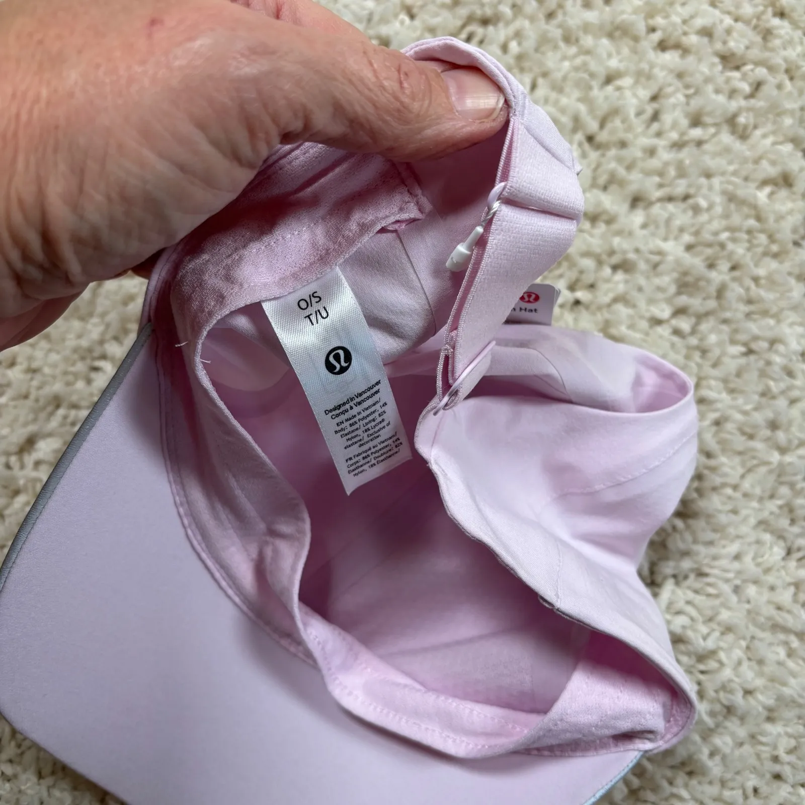 Lululemon Fast and Free Run Hat Pony Pink O/S - Image 7