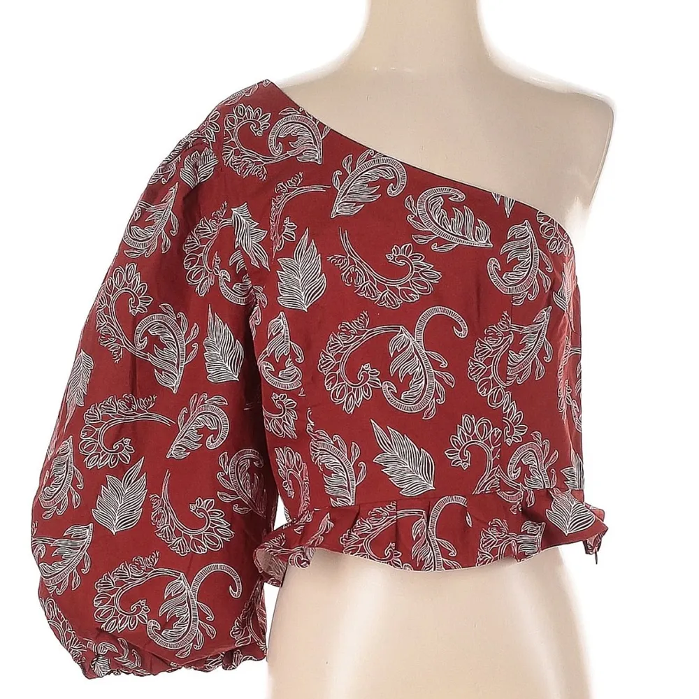 Anthropologie x Mare Mare Teresita Elegant One-Shoulder Top Blouse Size M NWT - Image 3