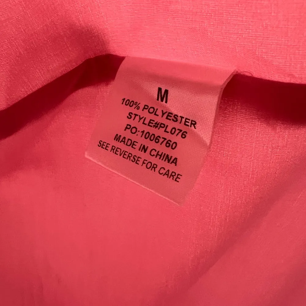 Pink Lily M pink blush vneck and back babydoll mini dress tunic tiered ruffle - Image 10