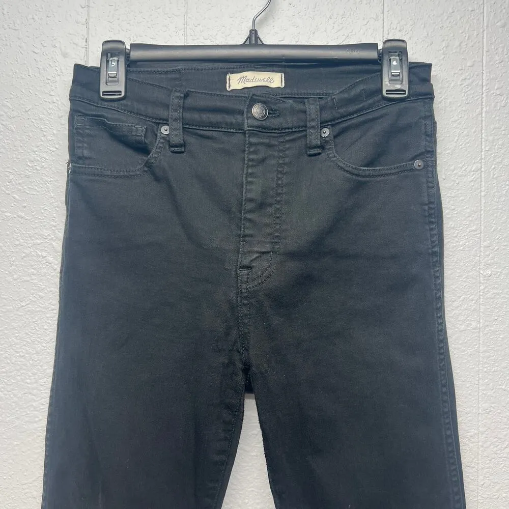 Madewell 10" High Rise Skinny Black Western Cowgirl Rodeo Jeans Womens Size 28 - Image 4
