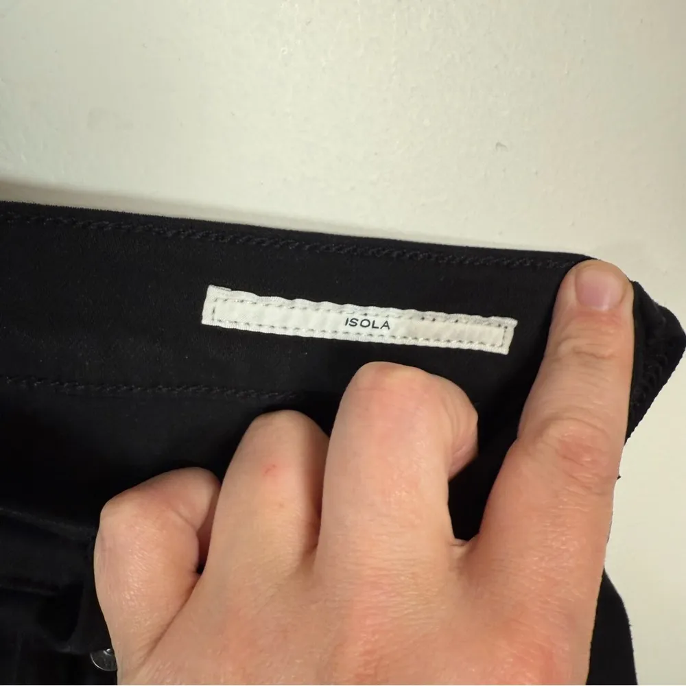 Citizens of Humanity Black Isola Cropped Straight Leg Jean - Image 7