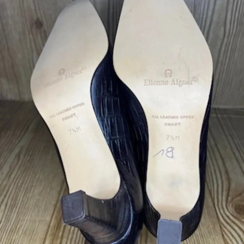 Etienne Aigner SMART all leather upper closed pointed toe heel
Women’s 7.5M - Image 4