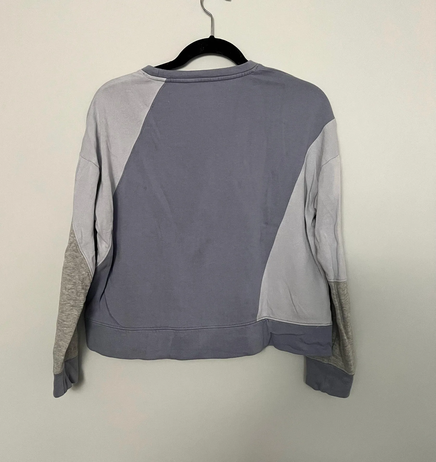 Colorblock Crewneck Fleece Lined Sweater Sweatshirt - Image 8