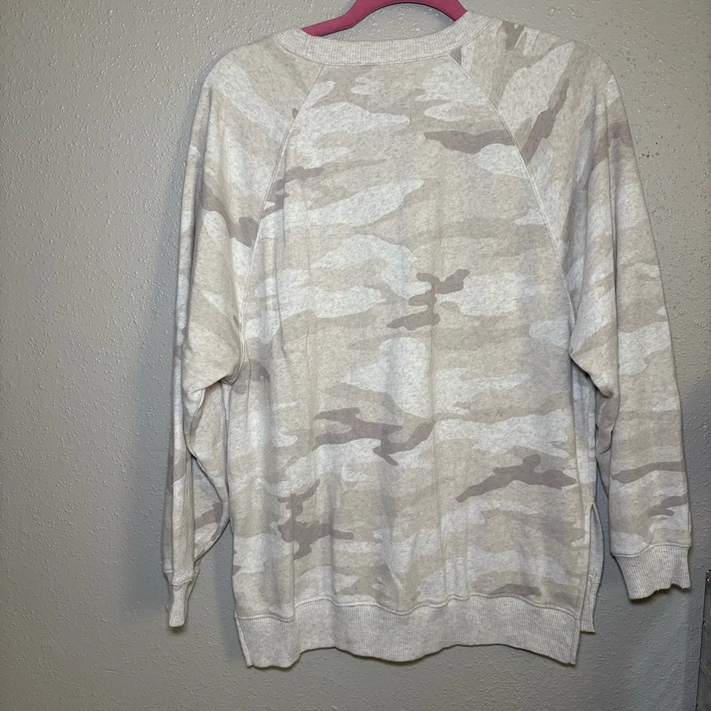 American Eagle Womens Camo Sweatshirt Size XS - Image 3