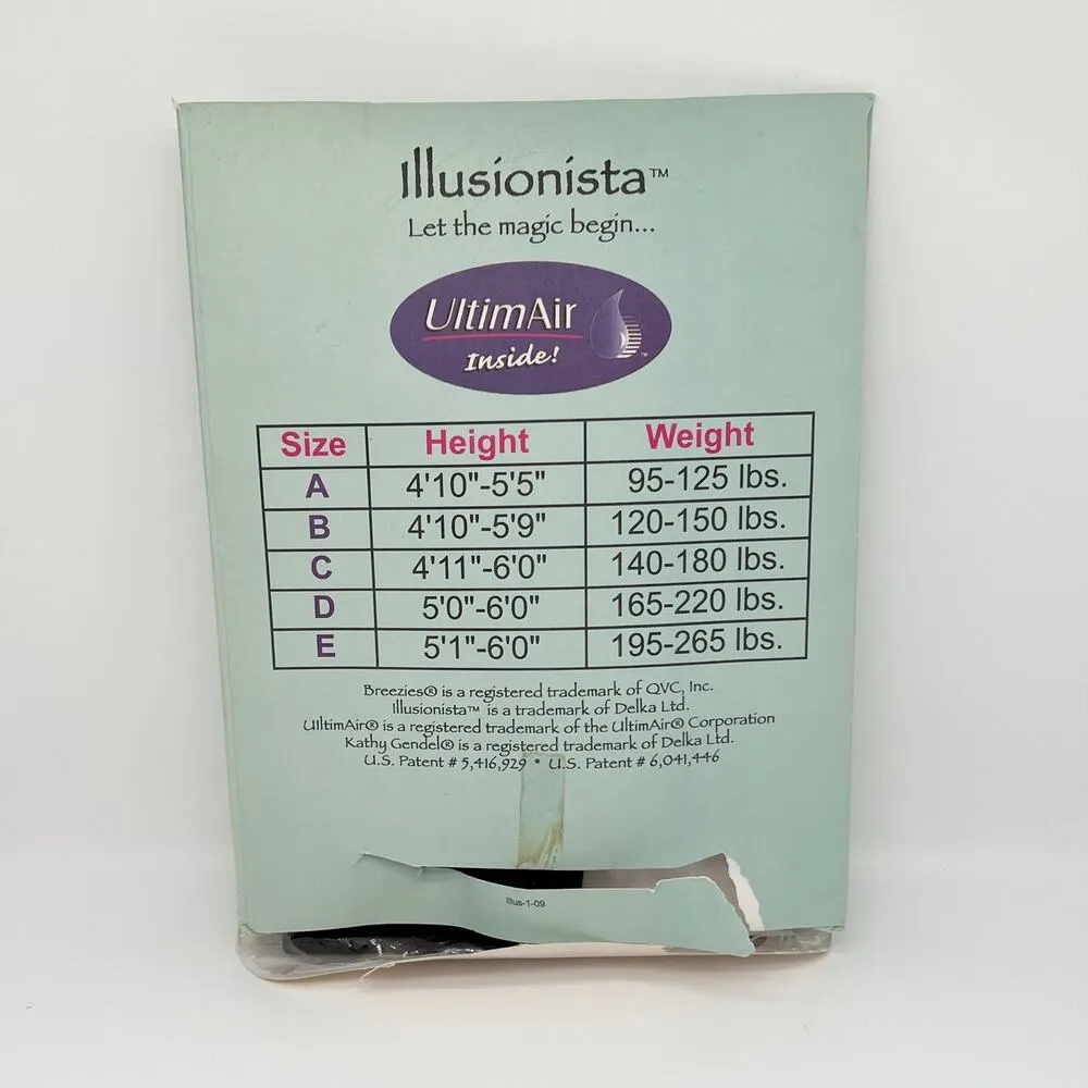 New in Package Illusionista Brown Expresso Tights Size D - Image 3