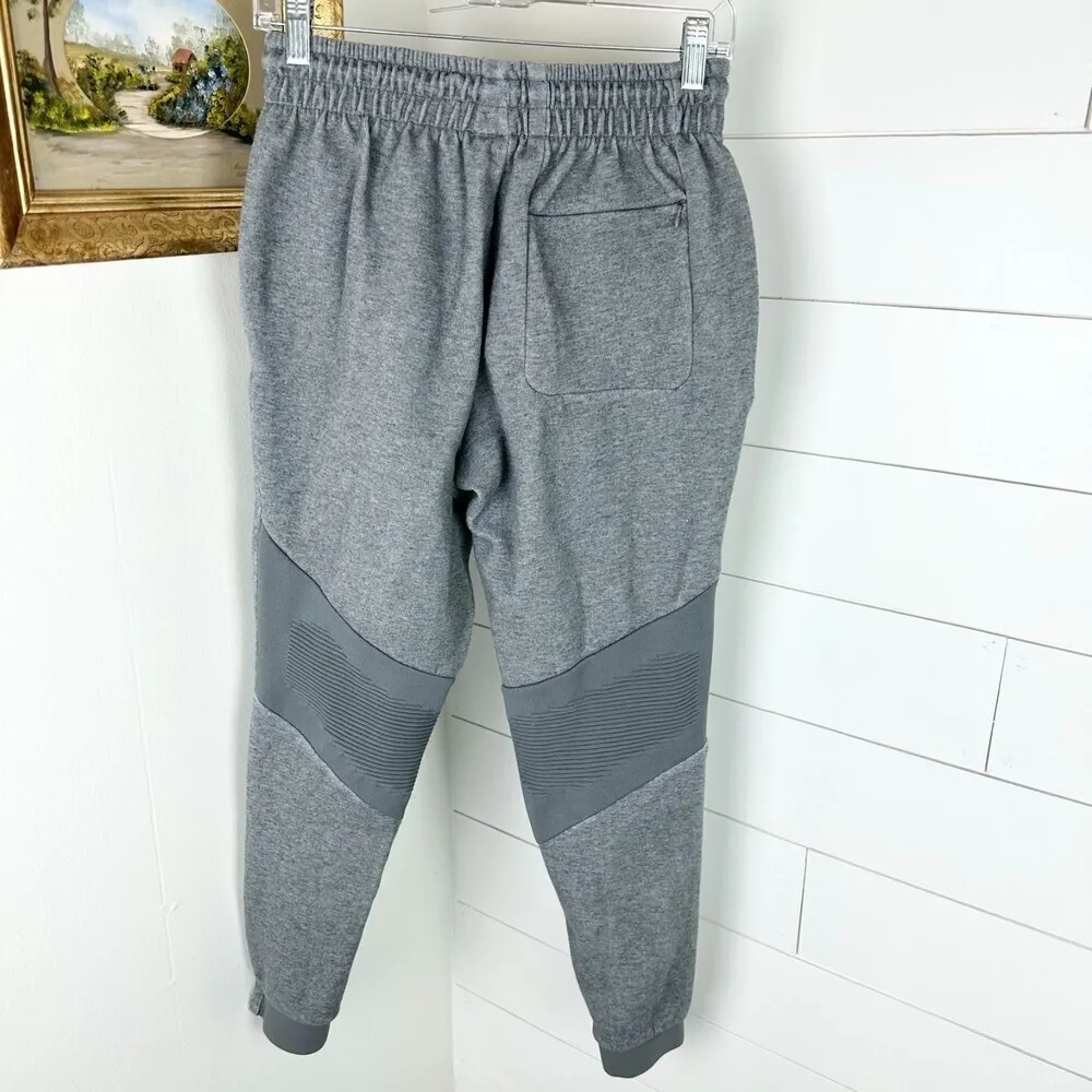 Gymshark Grey Joggers Zip Pockets Be A Visionary Drawstring Womens Size Small - Image 2