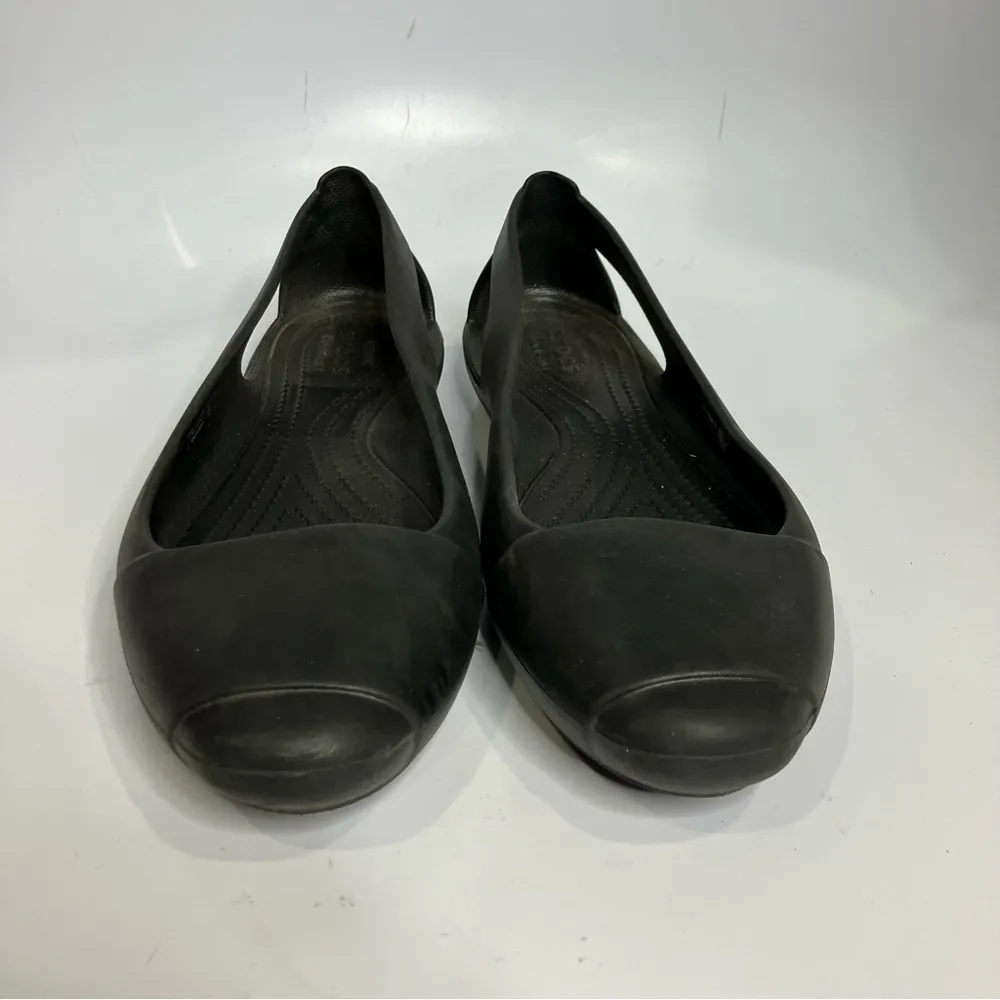 Crocs Sienna flats‎ black size 11 - Image 3
