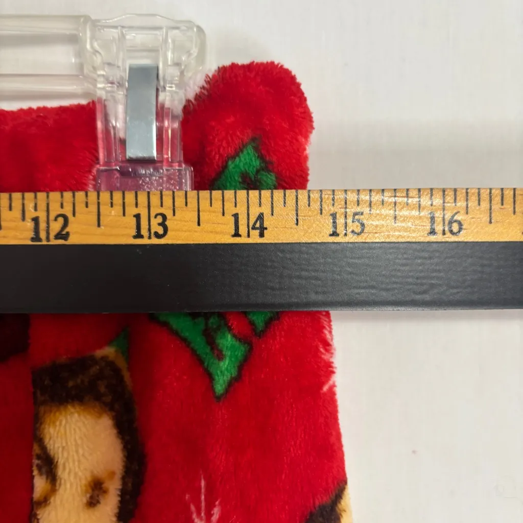 Elf Fleece Sleep Lounge Pants Adult Sm Christmas Holiday Comfy Cozy drawstring Red - Image 5