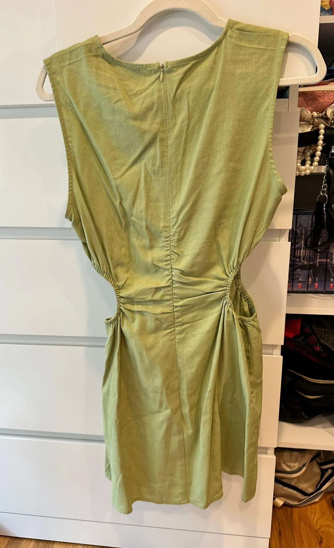 Green Mini Dress - Image 3