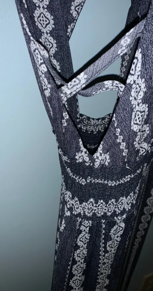 Hem & Thread Hem & Threat Patterned Jumpsuit - Image 4