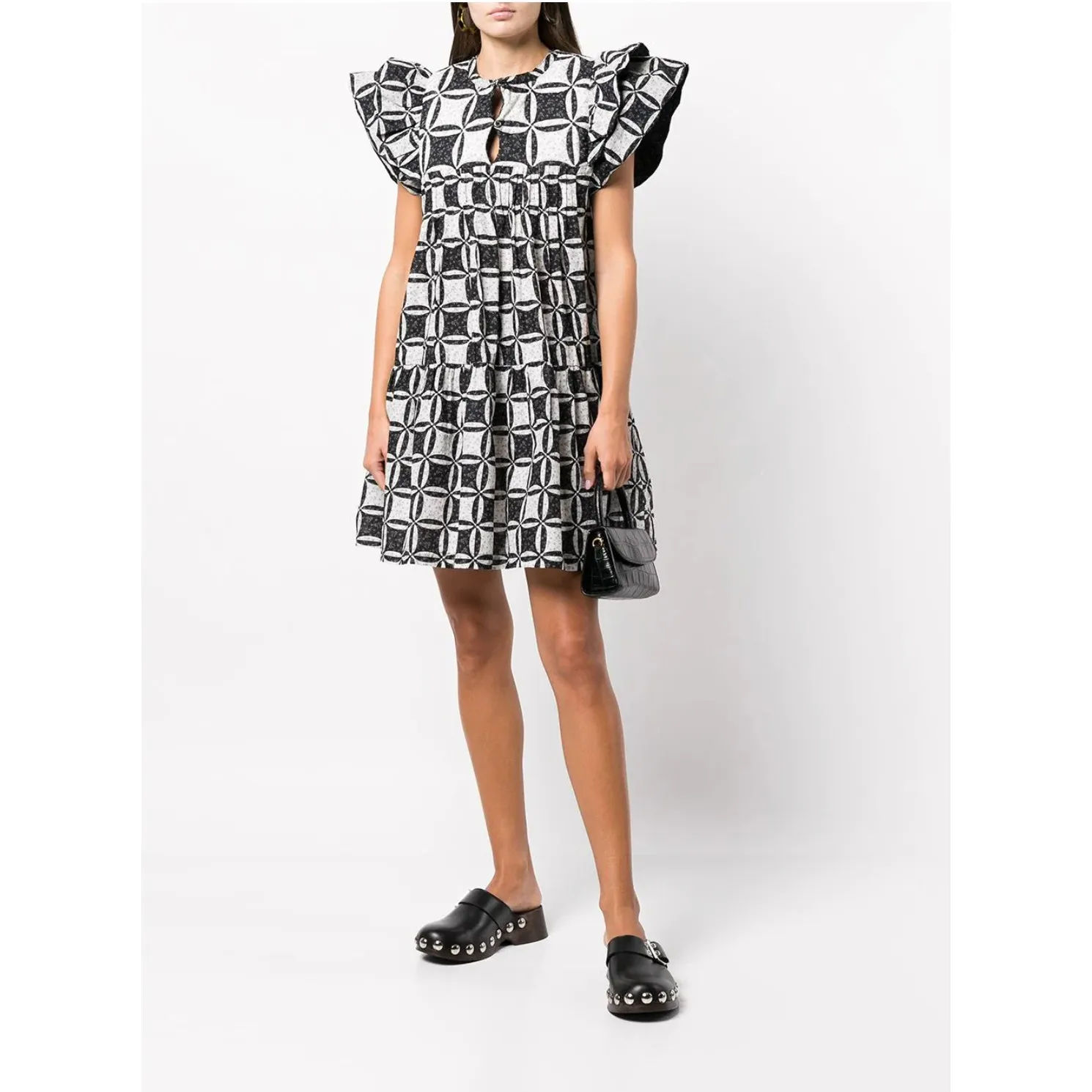 Sea New York Catalina Sleeveless Quilted Yoke Tunic Dress Womens XSmall New Blue Size XS - Image 2