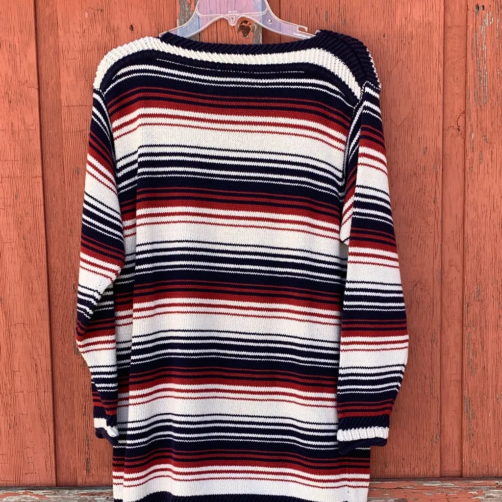 Liz Claiborne Striped Sweater - Size M - Image 4