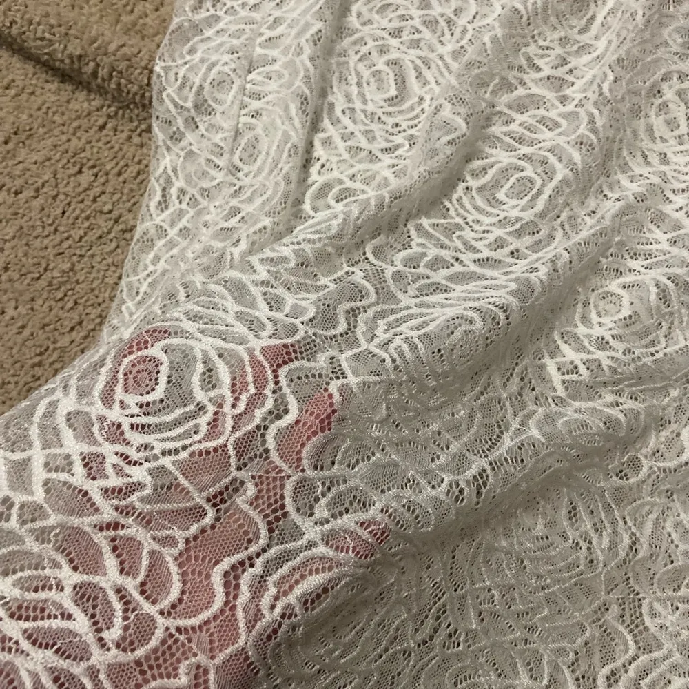 Free People Silk & Lace Skirt - Image 3