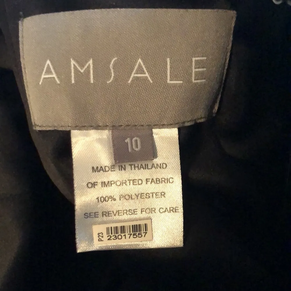 AMSALE Mermaid Tulle Bodycon Maxi Formal Dress 10 Padded Push~Up Bust Wedding Black - Image 11