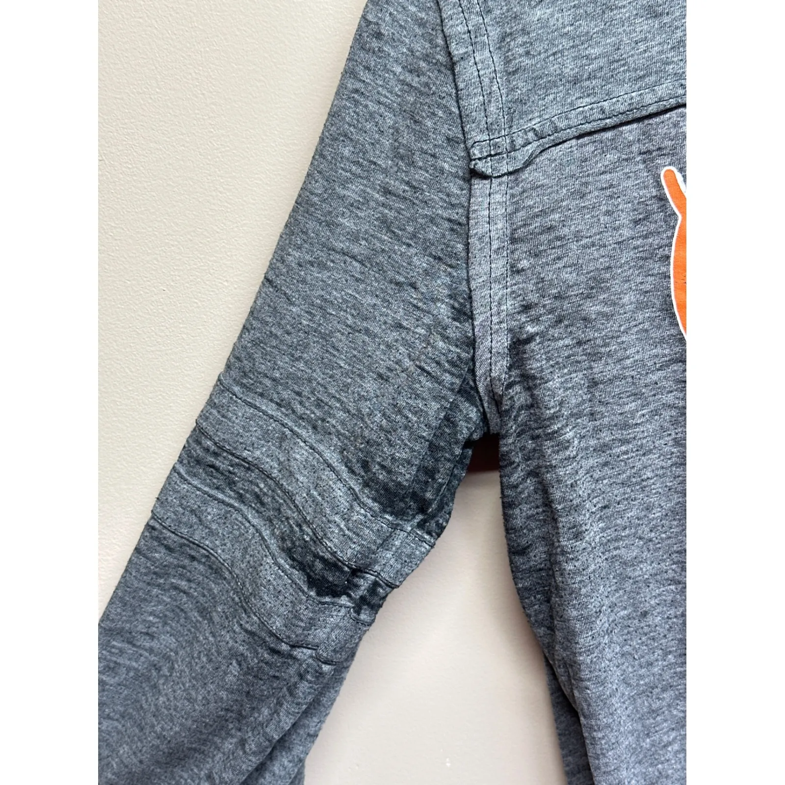 Cincinnati Bengals Women V Neck Long Sleeve Gray Graphic T Shirt Size L Size L - Image 2