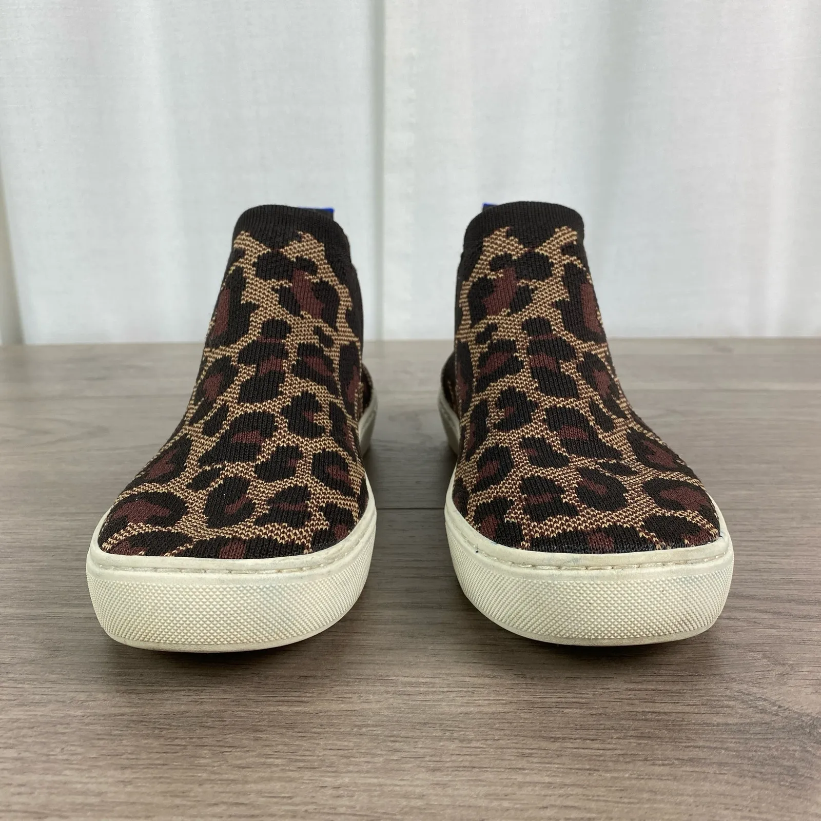 Rothy’s Wildcat Cheetah Print Chelsea Sneaker Sz.7.5 - Image 6