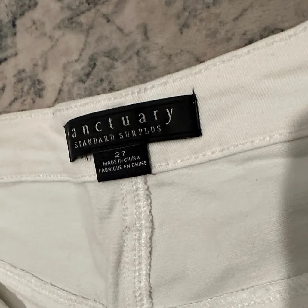 Sanctuary Women's White Denim Shorts - Image 2