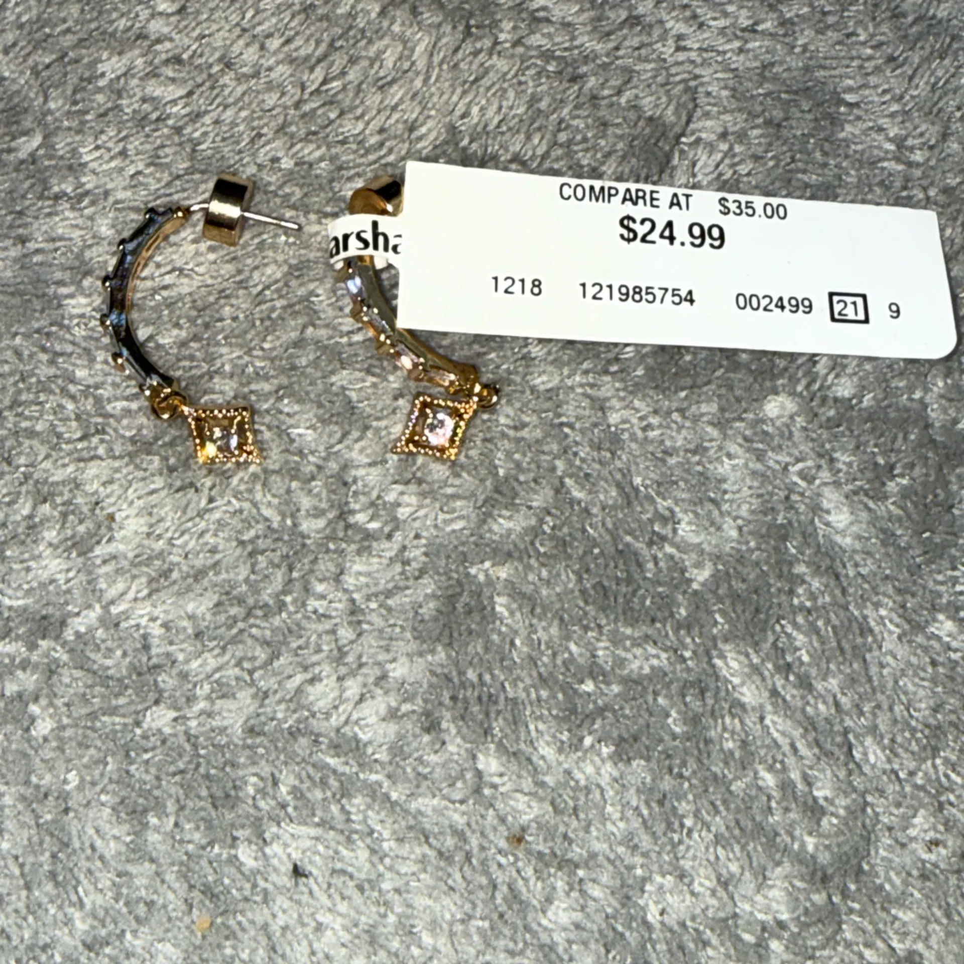 Marshalls Gold and Silver Geometric Earrings - Image 3