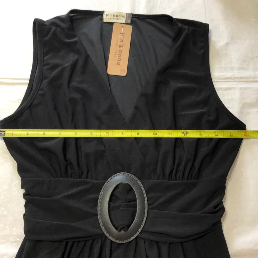 Jon & Anna New York Black Belt Design Dress M NWT - Image 6