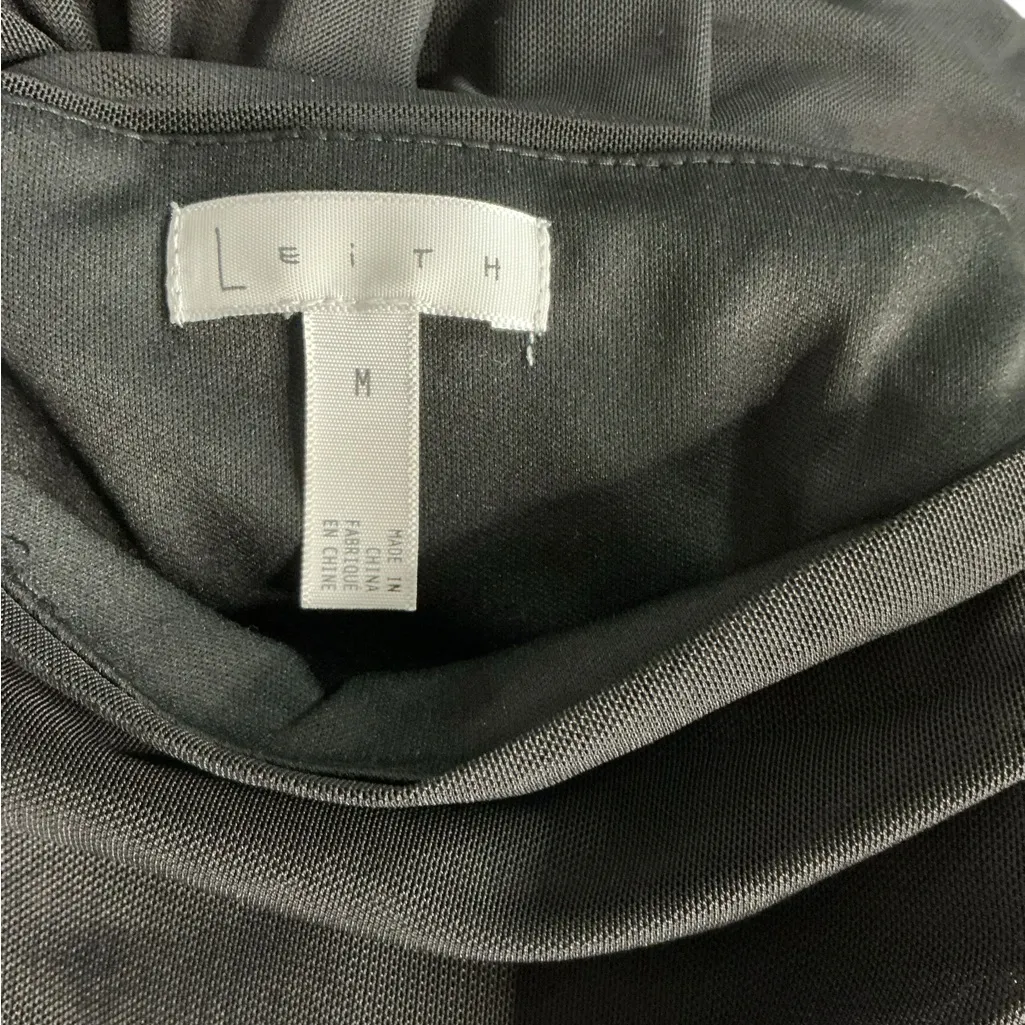 Leith Black Long Sleeve Lace Dress - Image 4