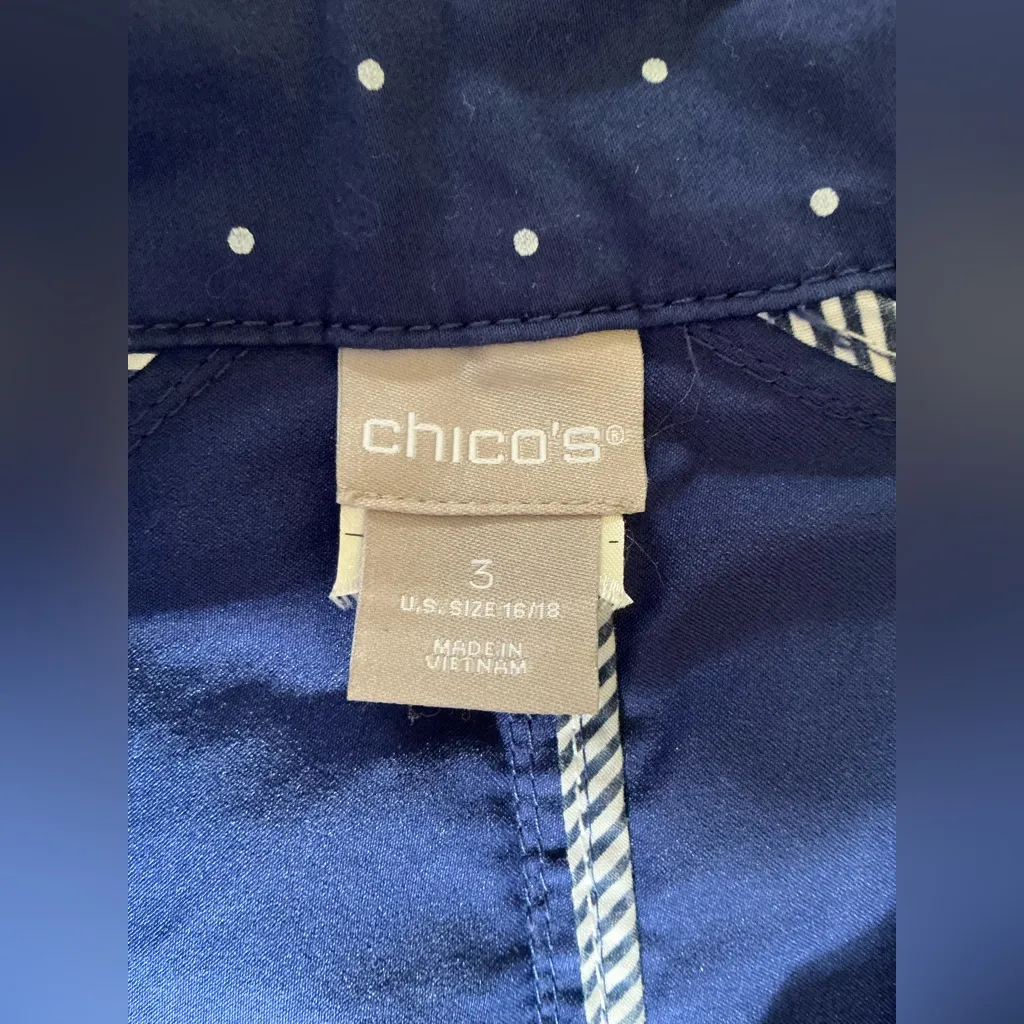 Nice CHICO’S jacket 💙💛💙 - Image 8