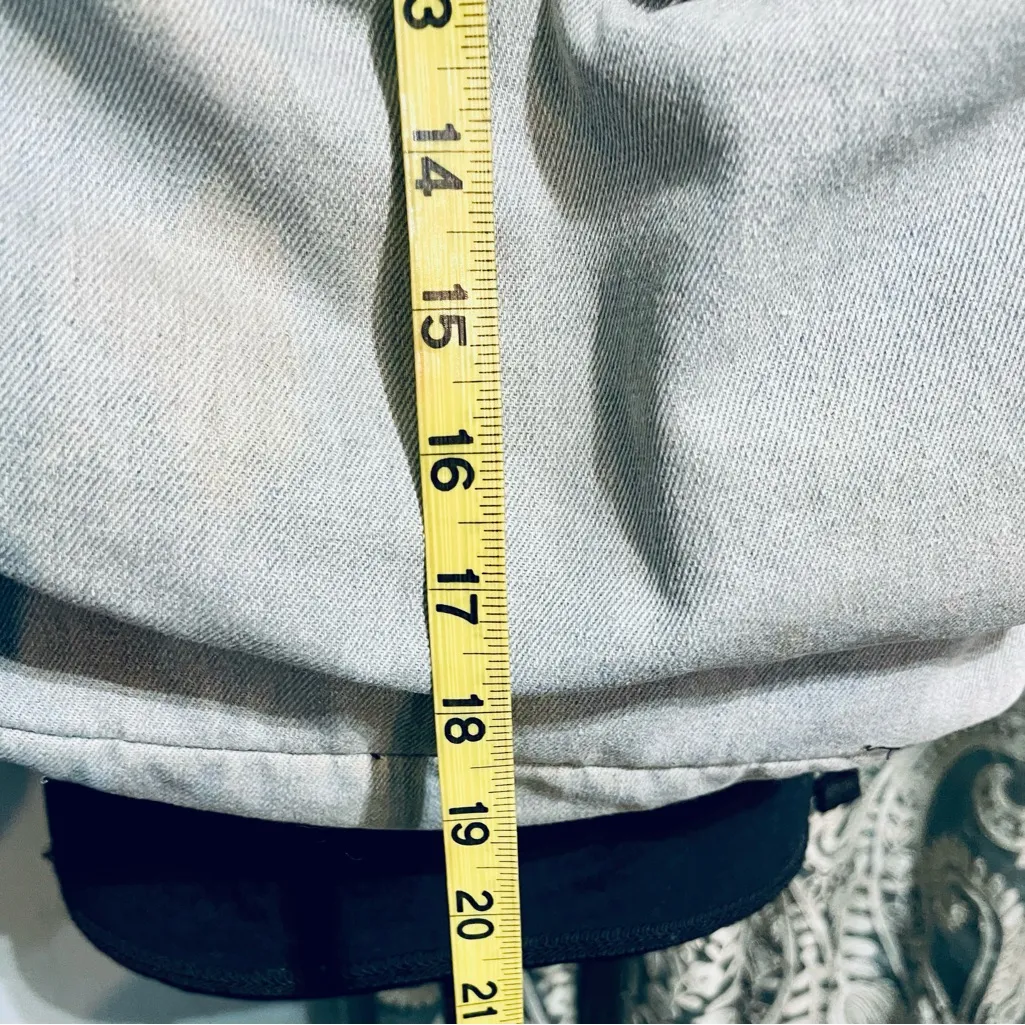 Urban Outfitters Yin & Yang Backpack Light Washed Distressed Denim Zip Unisex - Image 10