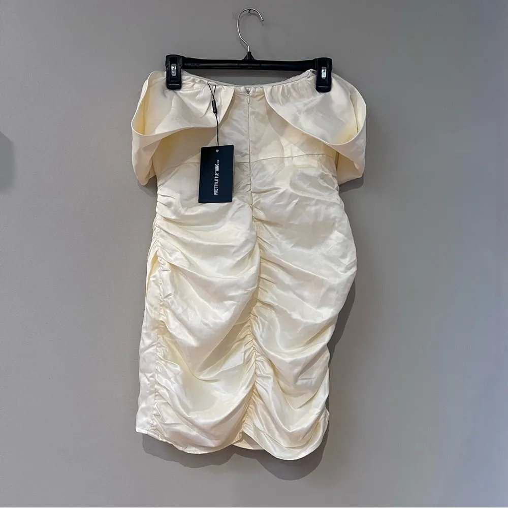 Pretty Little Thing Cream Corset Dress NWT - Image 3