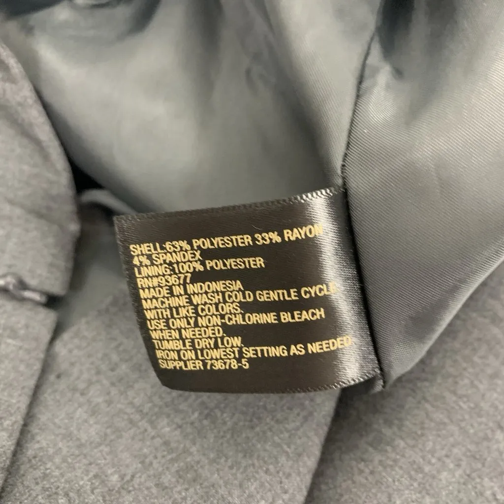 Worthington Pencil Skirt 12 Gray‎ Career Office Workwear Classic Minimal Gray - Image 4