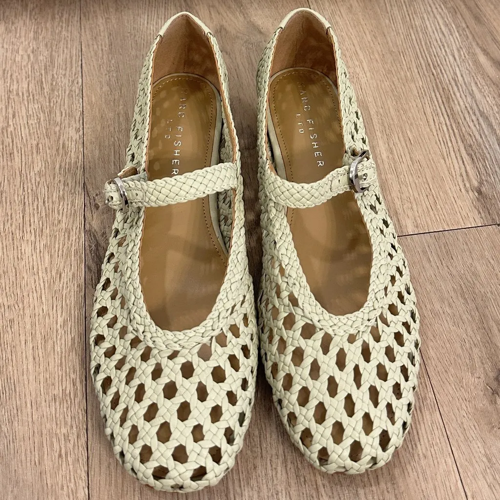 MARRC FISHER LTD Evonna Mary Jane Flat in Chic Cream Leather Size US 8.5 - Image 4