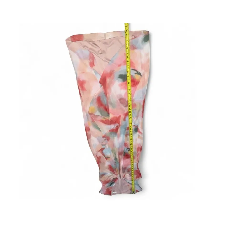 Boston Proper Maxi Dress Watercolor‎ Print Sleeveless Ruffle Evening Formal Sz 8 - Image 5