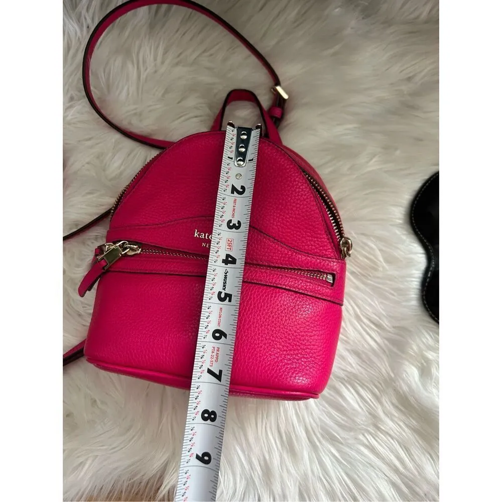 Kate spade mini backpack hot pink backpack with adjustable straps - Image 9