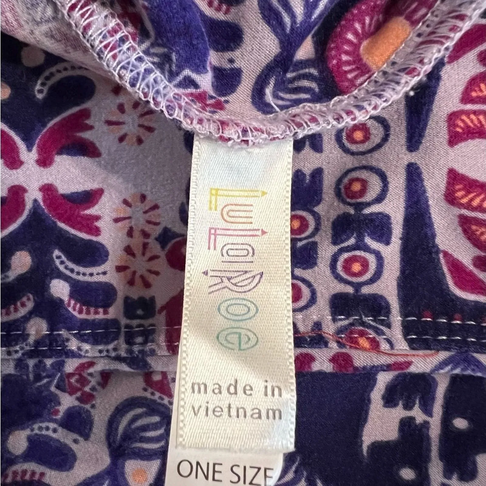 LuLaRoe OS Abstract Floral Leggings (one size) - Image 9