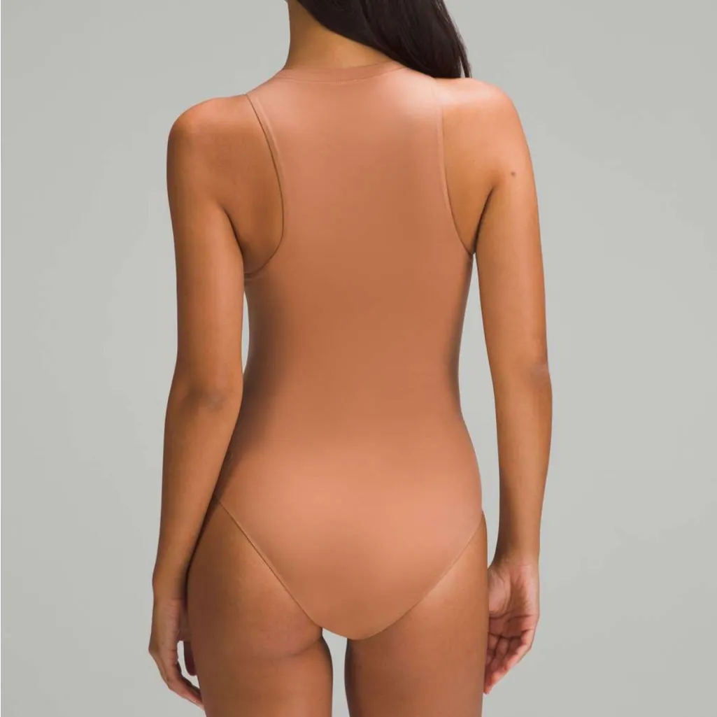 Lululemon Nulu High Neck Sleeveless Bodysuit size XS  in dusty clay - Image 2