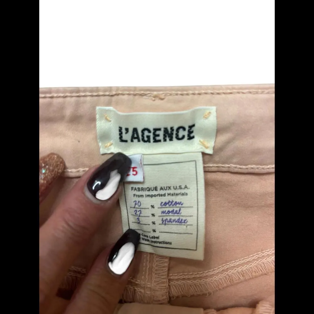 L’agence Margot Skinny High Rise Jeans Size 25 Petal Blush Pink - Image 4