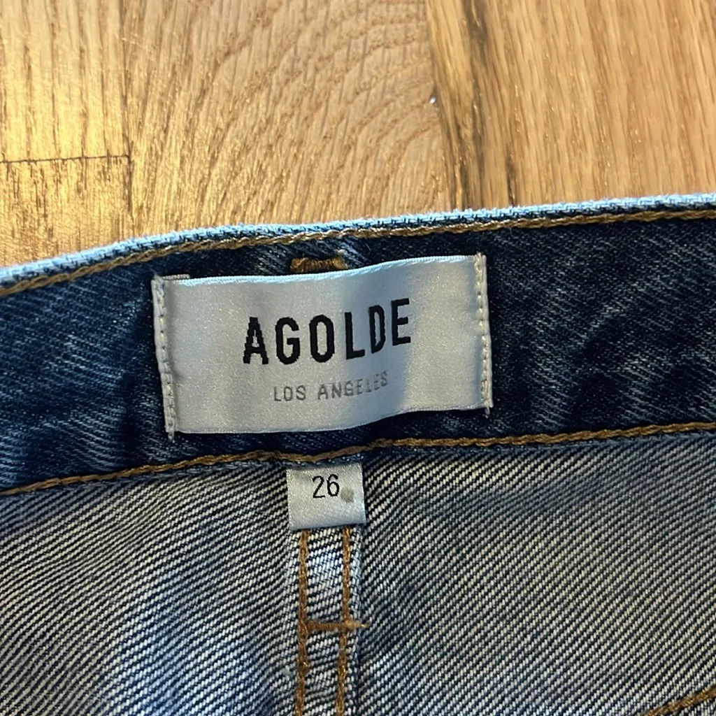 Agolde Cooper Cargo Double Knee Jeans Sz 26 - Image 2