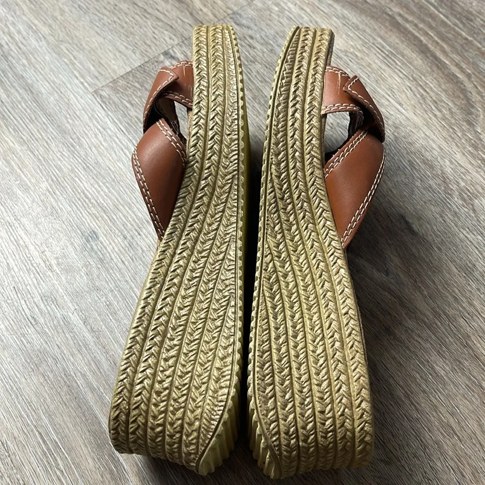 Airwalk Brown Wedge Sandals Size 8.5 - Image 7