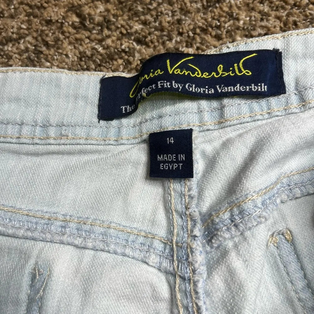 Vintage Gloria vanderbilt jean shorts size 14 - Image 6