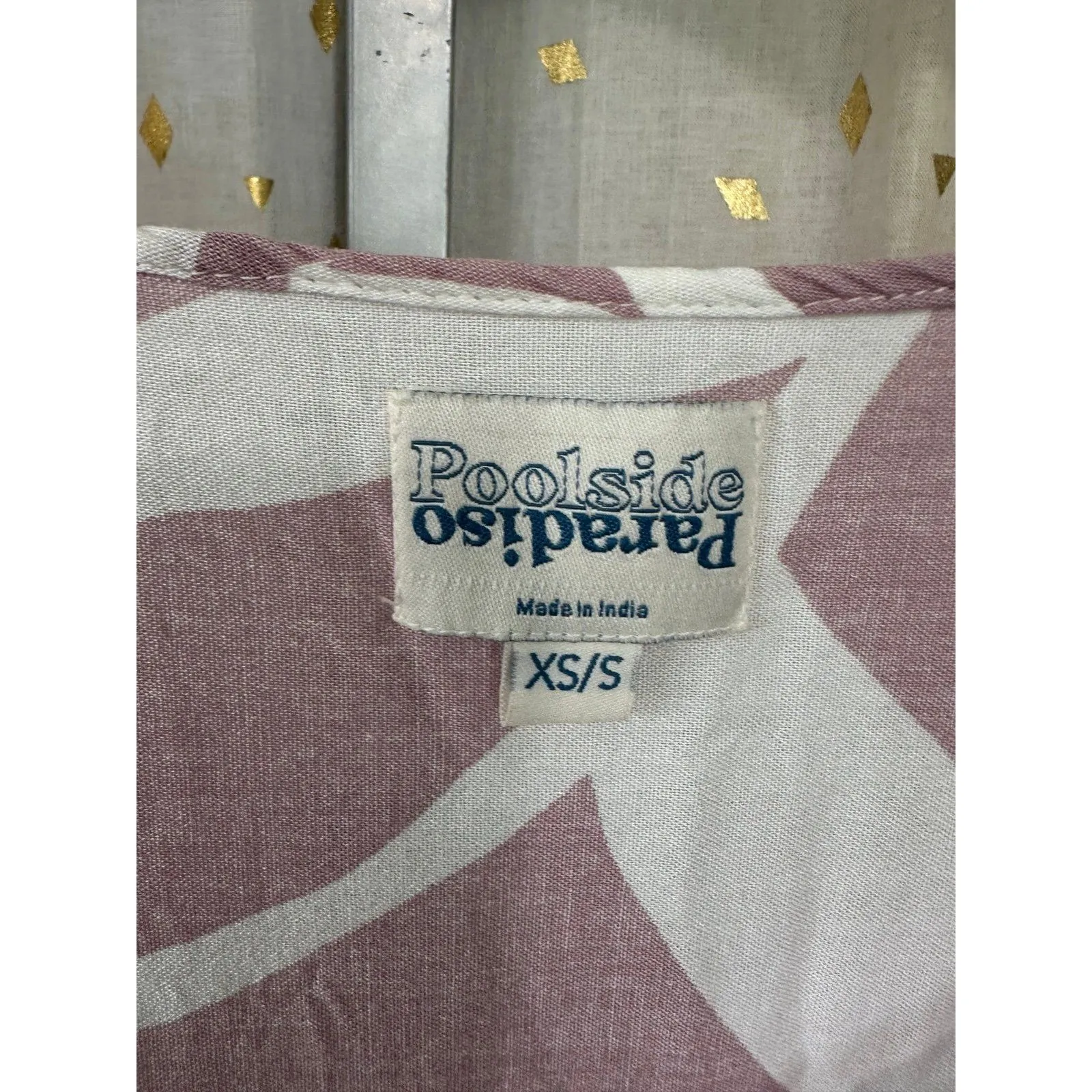 Poolside Paradiso Tropical Islander Side Tassels Beach Cover Up Dress XS/S - Image 6