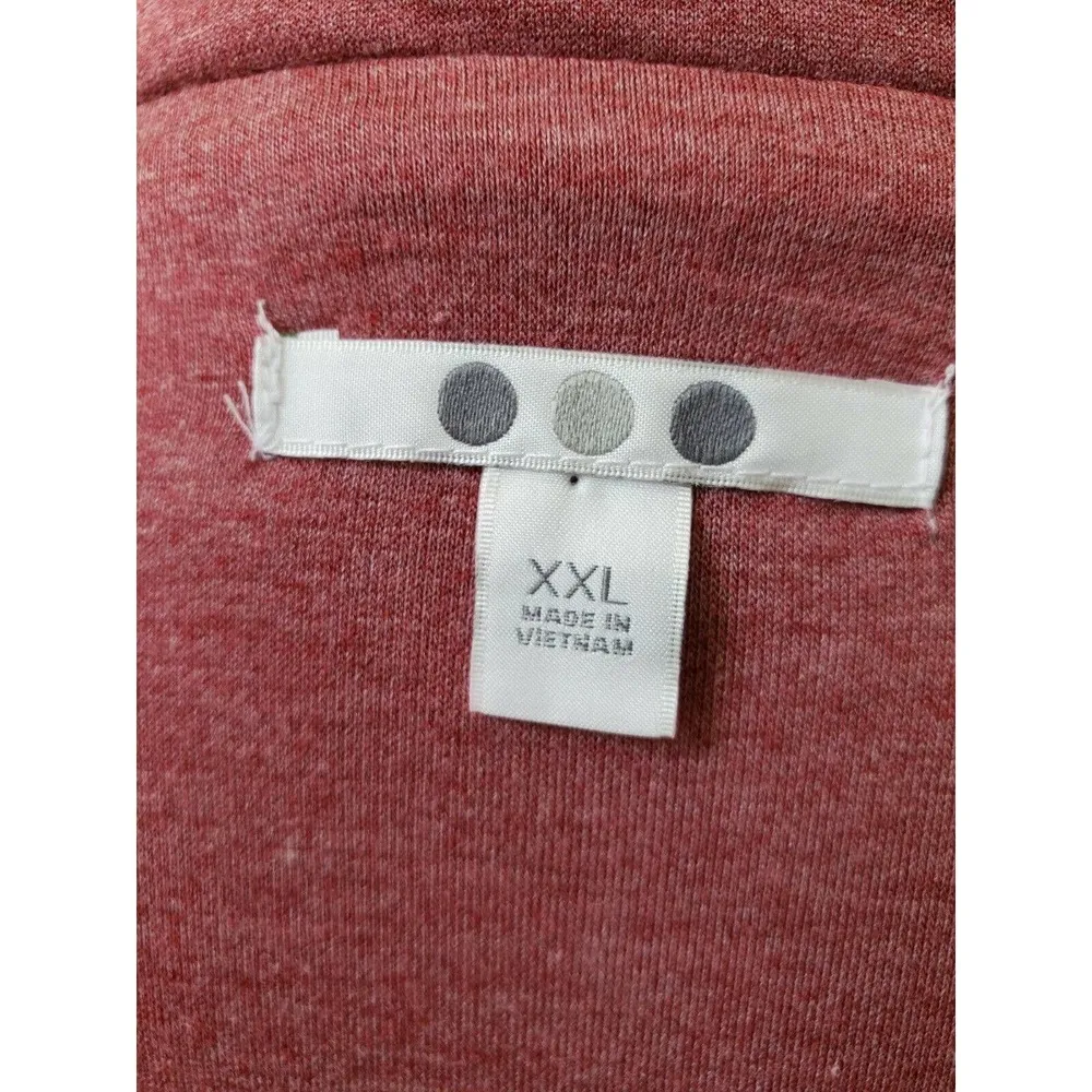 Three Dots Women's Pink Polyester Long Sleeve Full Zip Front Casual Jacket 2XL - Image 9