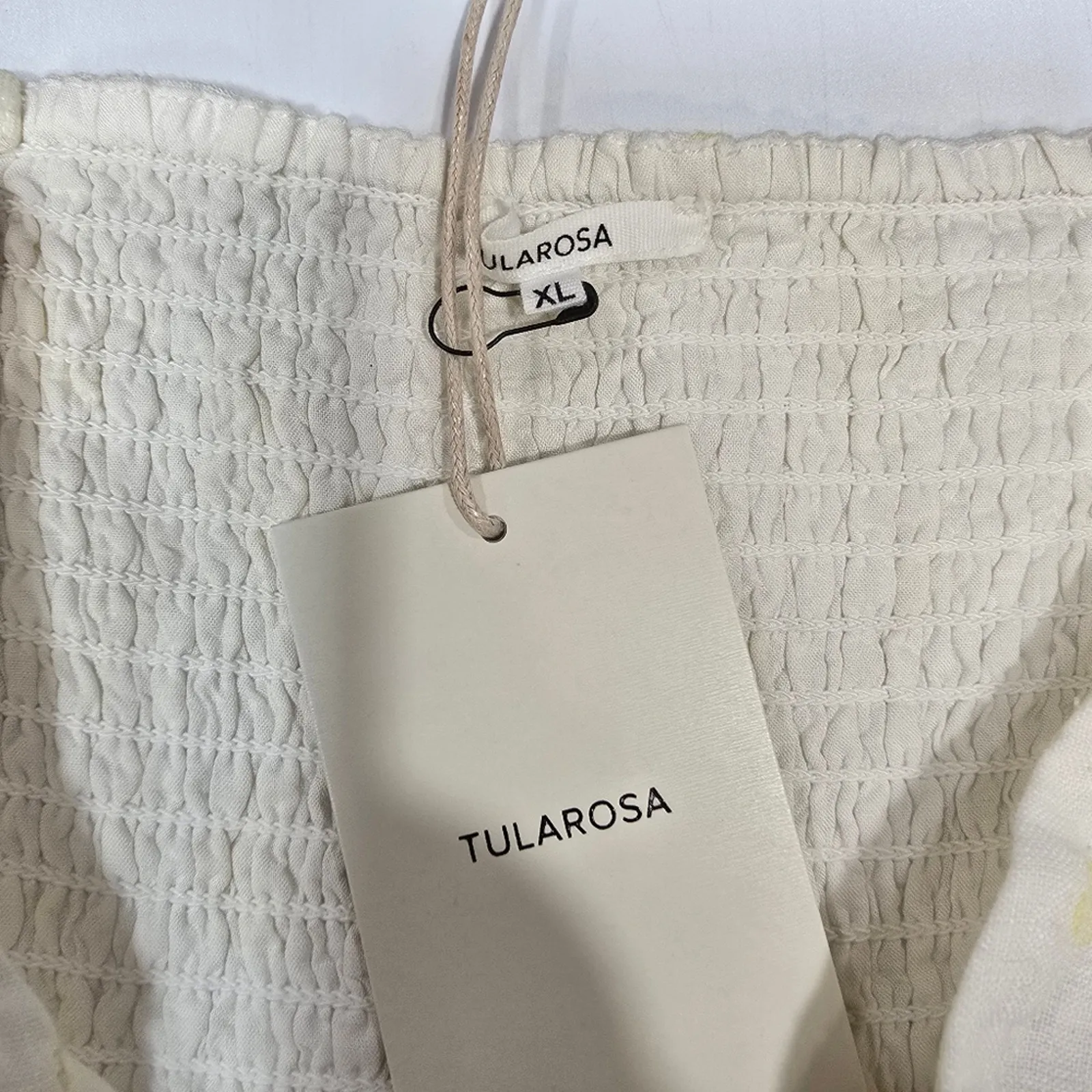 Tularosa Arlo Dress in Faded Yellow Floral XL - Image 9