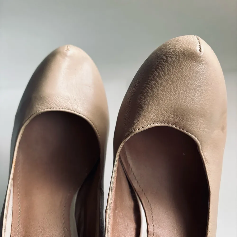 Steve Madden Danity Tan Leather Platform Stiletto 5.5" Heeled Pumps Size 10 - Image 9