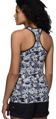 Cool Flower Racerback Tank Top - Image 2